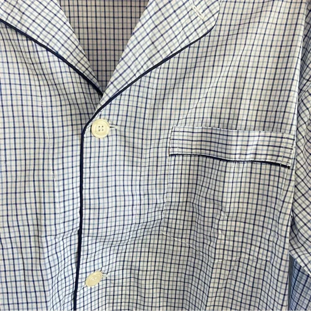 Christian Dior Mens Pajama Top‎ Size Large Button Down
